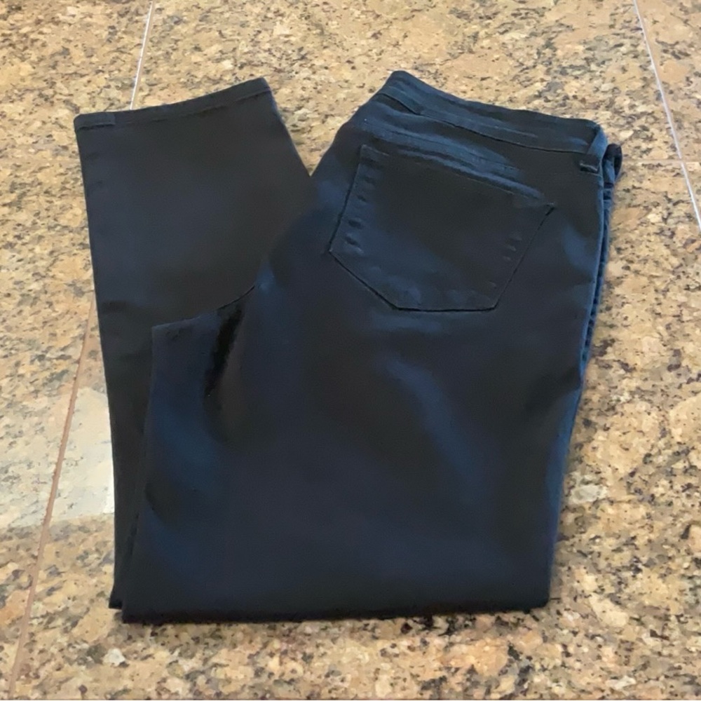 NYDJ Ankle Black Jeans Size 10 EUC